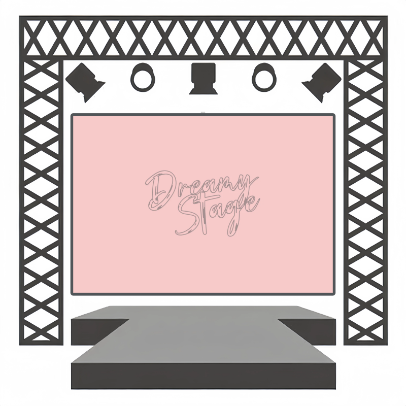 Ballet Blush - Theater Performance Backdrop