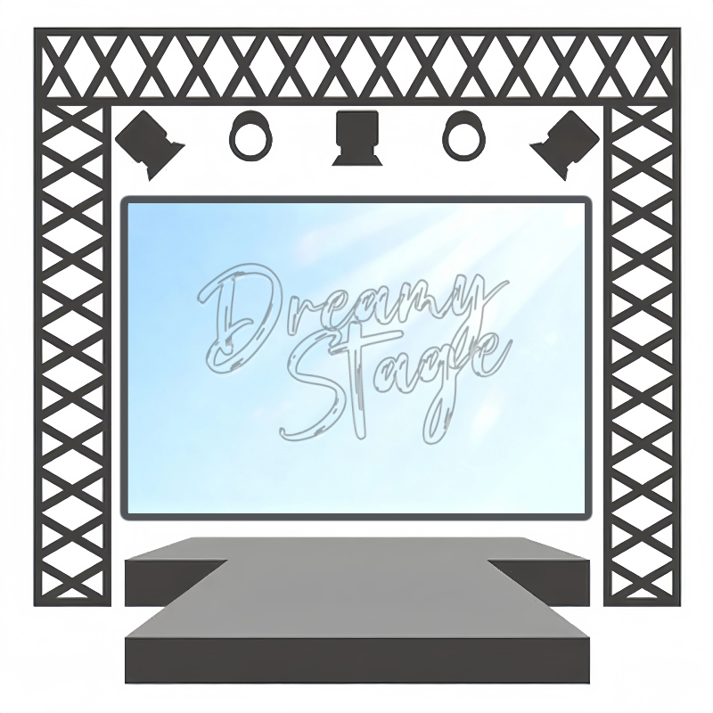 White Echo - Dance Backdrop