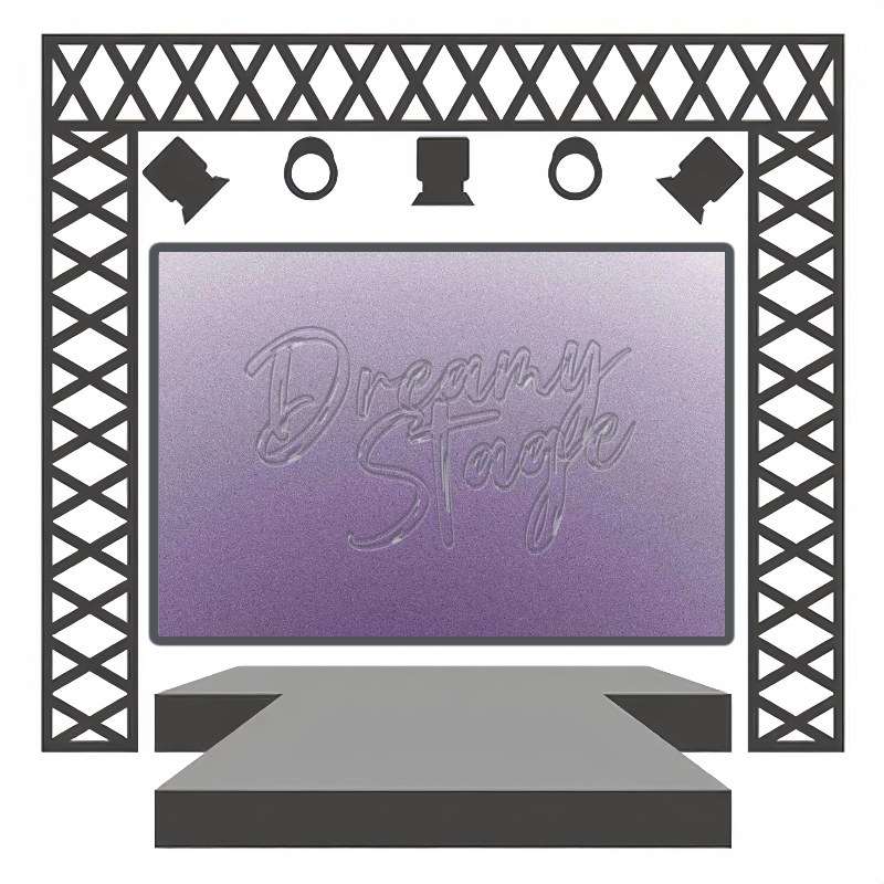 Muted Violet - Live house performance backdrops