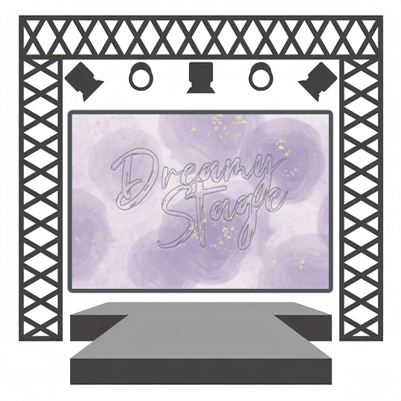 Blush Daydream - Rental Stage Backdrop
