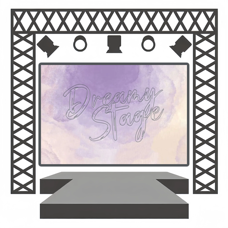 Sunkissed Dust - Rental Dance Backdrops