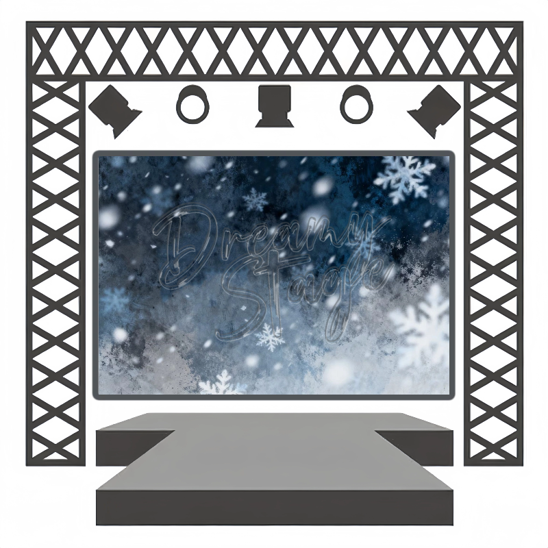 Silent Galaxy - Dance Backdrop Rental