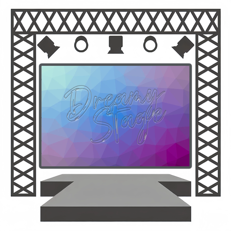 Voltage Bloom - Stage backdrop