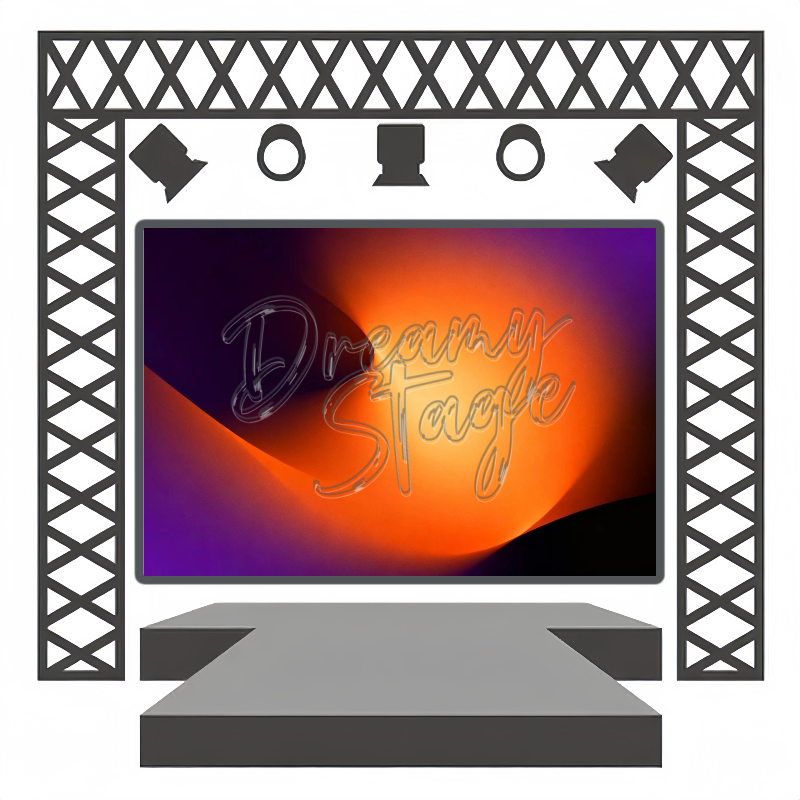 Nova Ember - Band Backdrops Rental