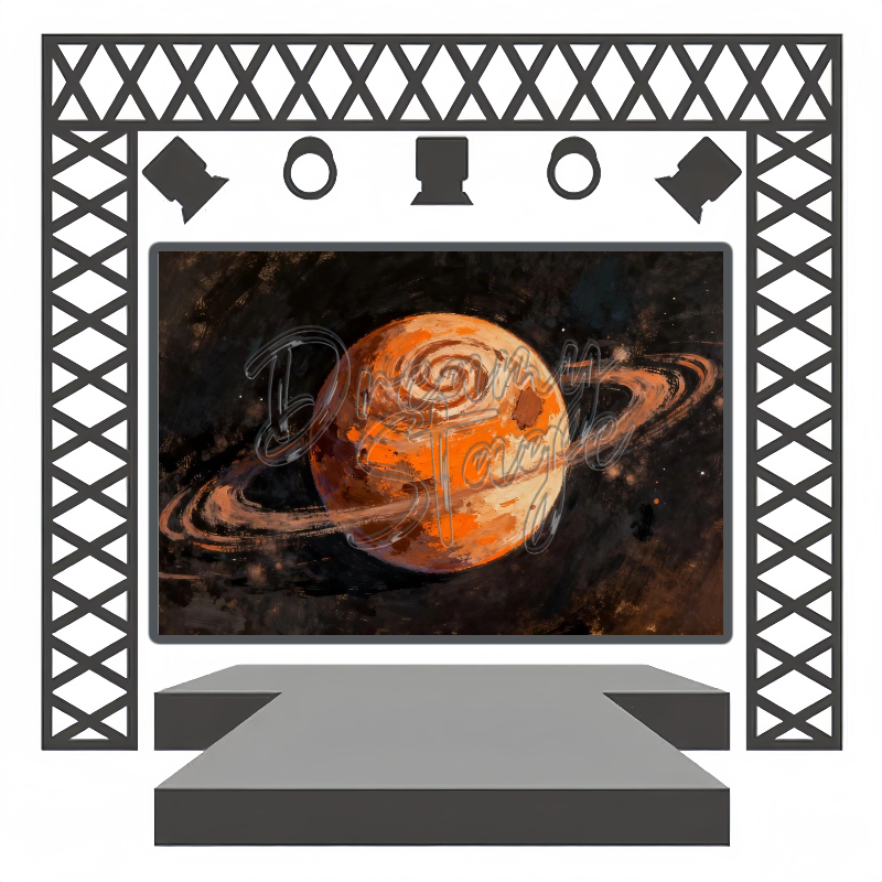 Inferno Swirl - Stage backdrops idea
