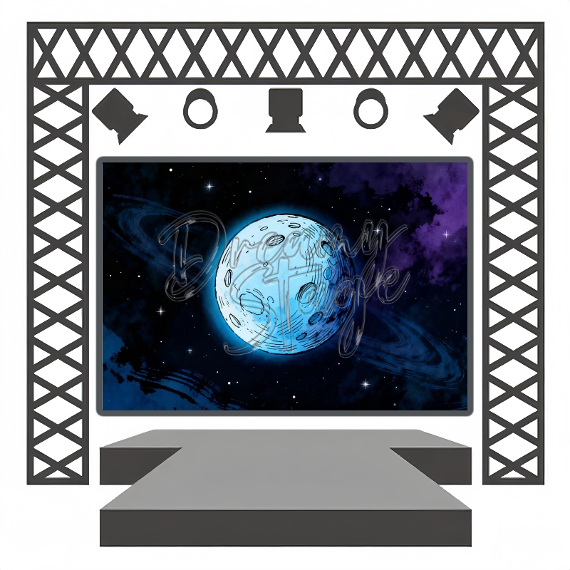 Earthbeat Anthem - Dance Backdrops design