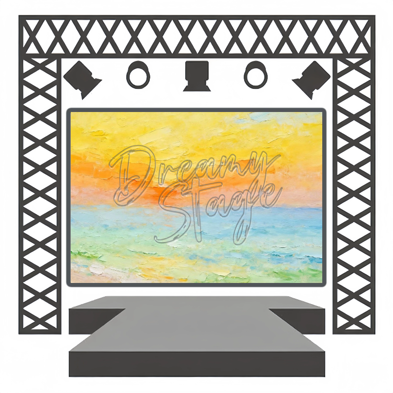 Solar Burnout - Band Performance Backdrop