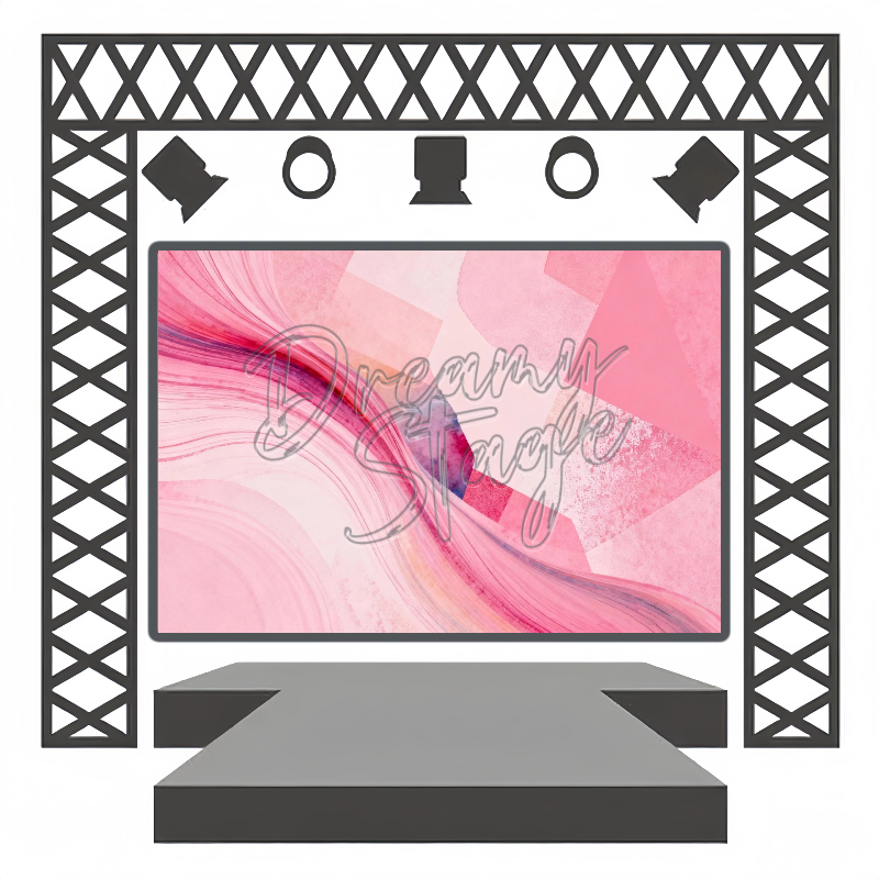 Velvet Flow - Theater Performance Backdrop