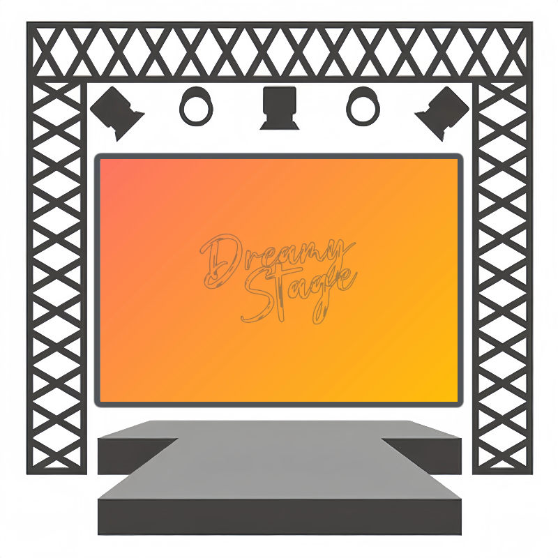 Amber Reprise - Dance Backdrop