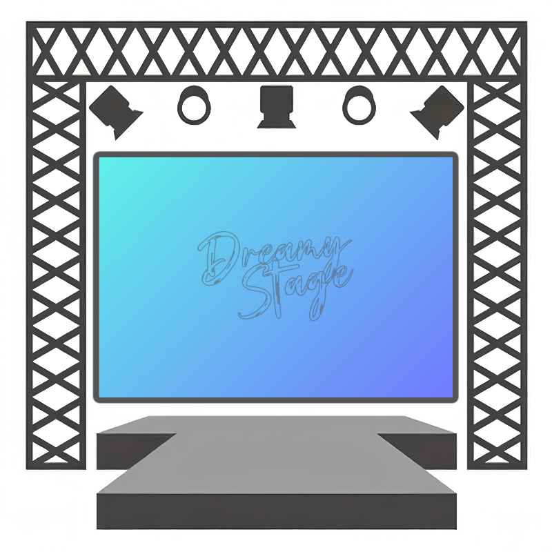 Arctic Spotlight - Theater Performance Backdrop