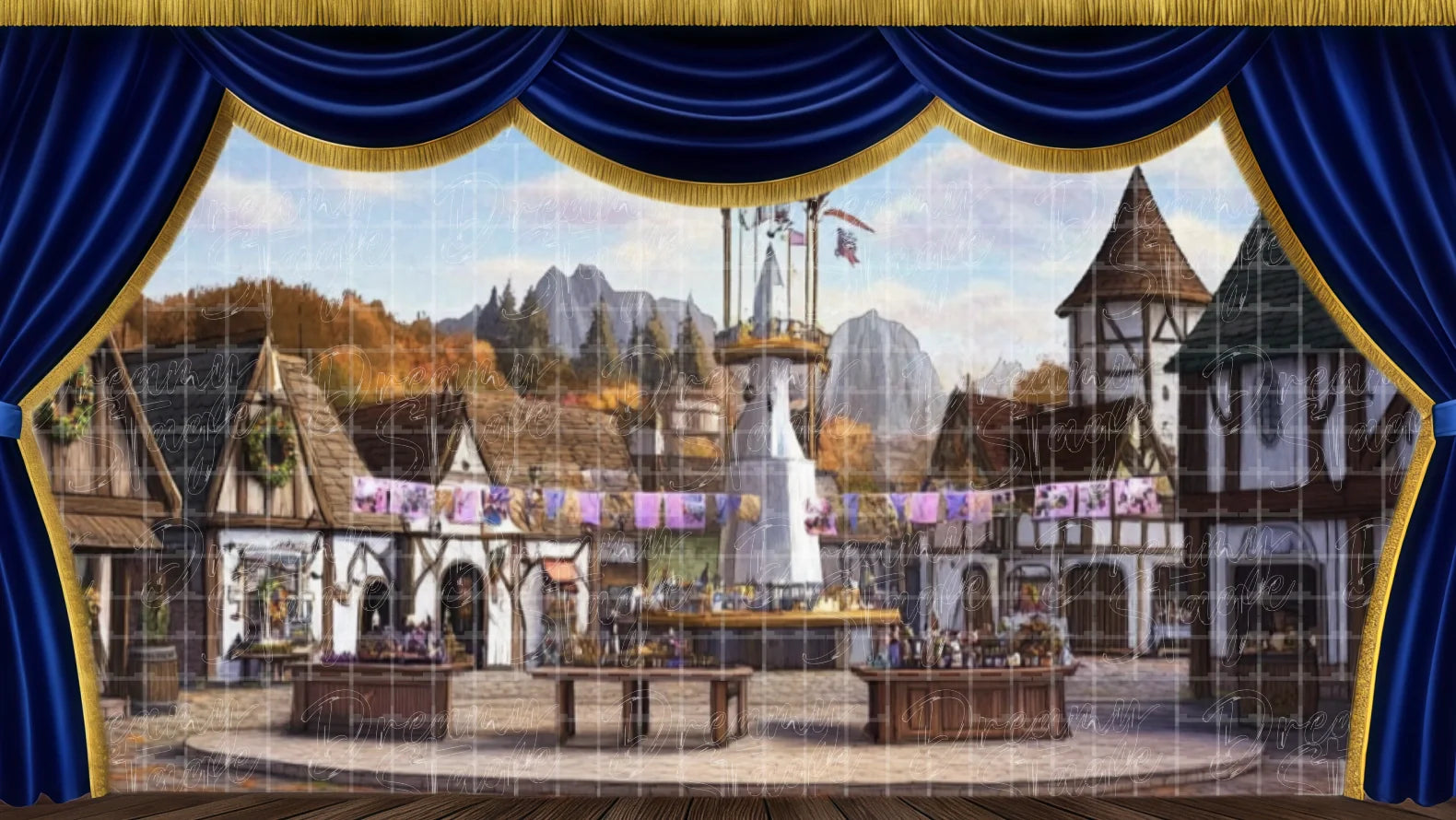 European & Western Backdrops - Historical Streets and European City Scenery