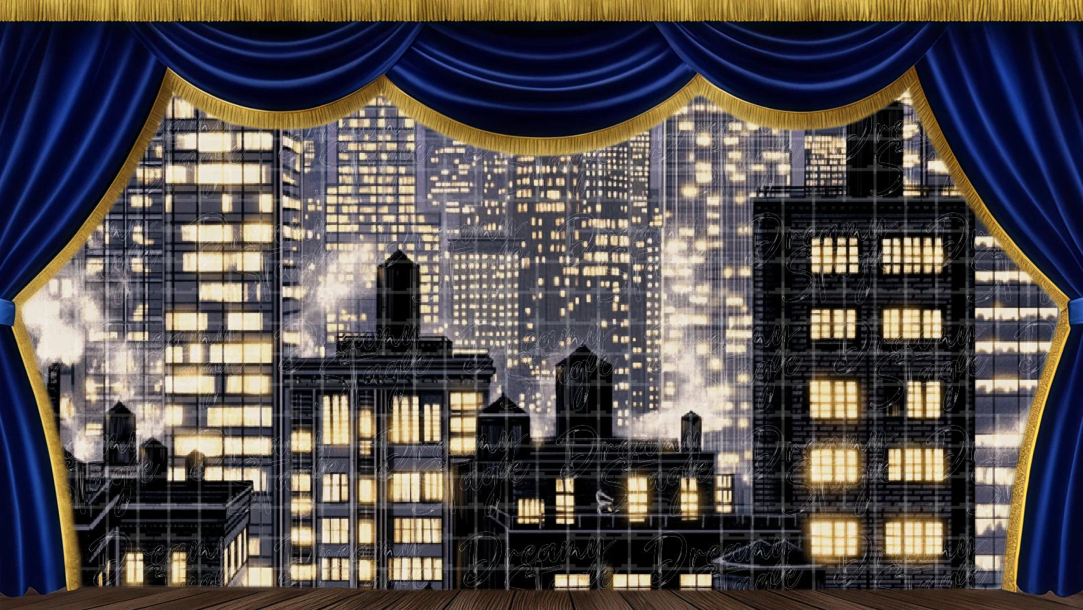 Exteriors & Horizons Backdrops - Stage Scenery for Skies, Cityscapes, and Outdoor Vistas