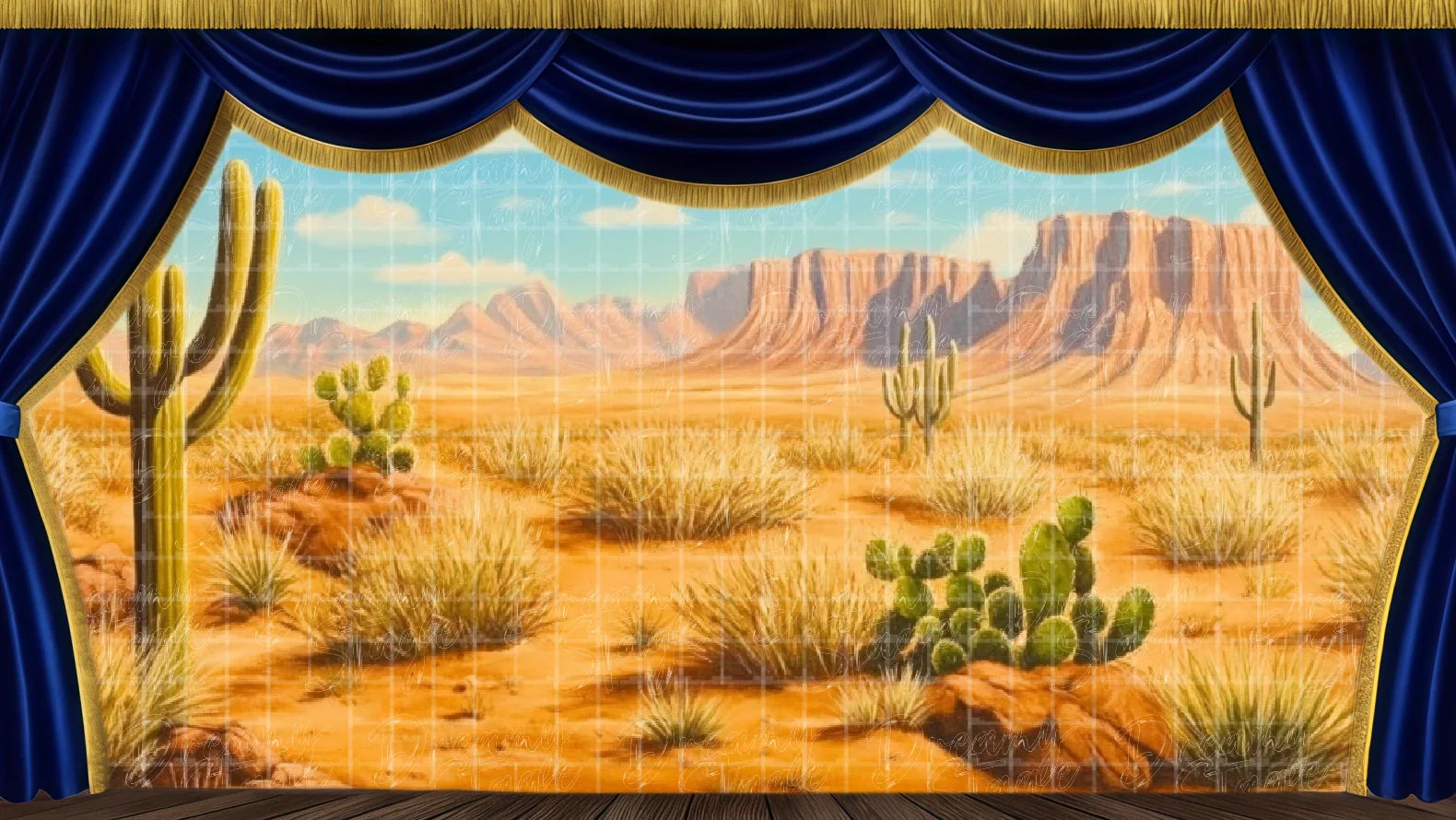 Westerns Backdrops -Wild West Saloons, Frontier Towns, and Desert Scenery
