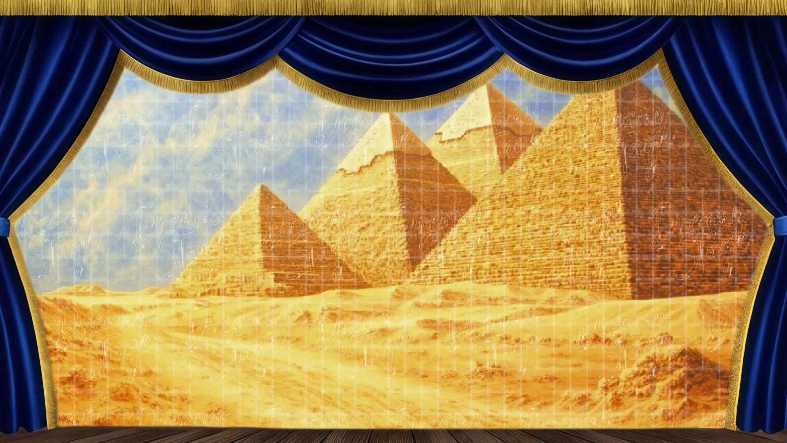 Foreign& Exotic Lands Backdrops -Stage Scenery for Ancient Civilizations and Distant Cultures