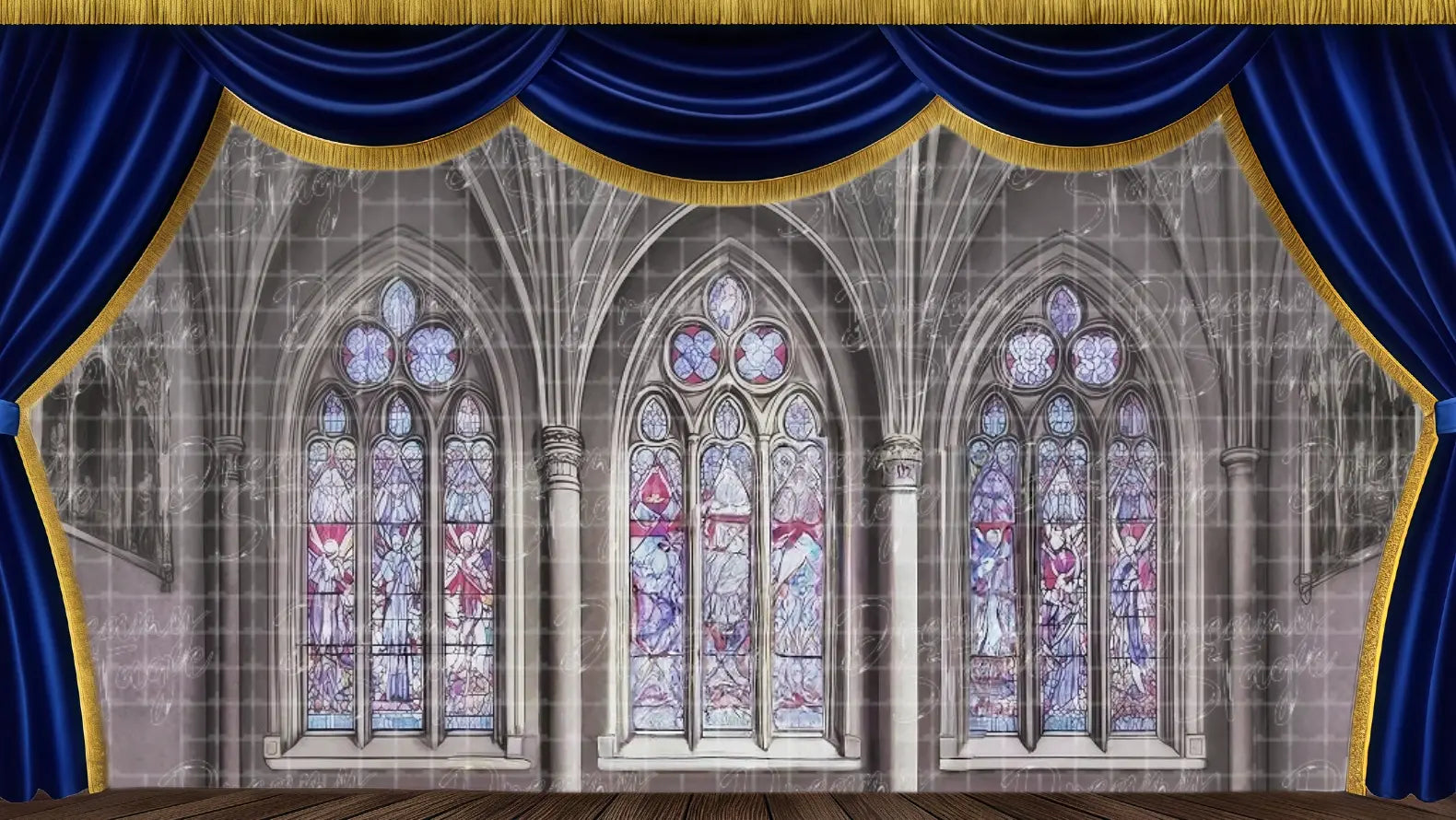 Church & Temples Backdrops - Cathedral Interiors and Holy Architecture Scenery