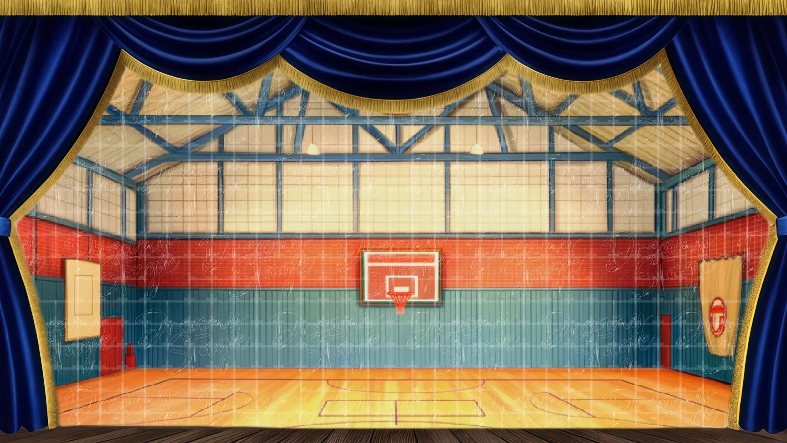 Sports & Stadiums Theatrical Backdrops - Athletic Fields & Arena Scenery