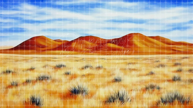 Sandy Desert Plain digital stage backdrop for theatre projection, dance recital, school musical, community theatre, LED screen background, and printable stage scenery. Suitable for Joseph and the Amazing Technicolor Dreamcoat, Joseph, The Prince of Egypt inspired productions,