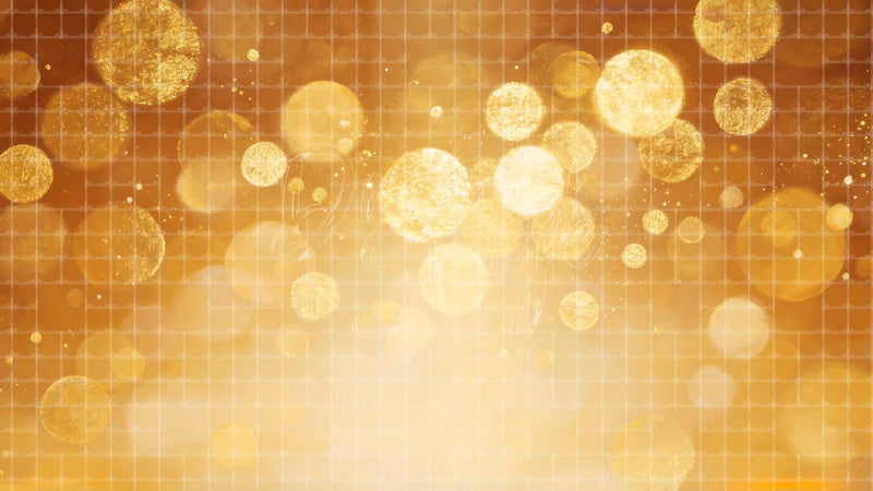 Warm Gold Glitter Bokeh digital stage backdrop for theatre projection, dance recital, school musical, community theatre, LED screen background, and printable stage scenery. Suitable for The Great Gatsby, Great Gatsby, Chicago inspired productions,