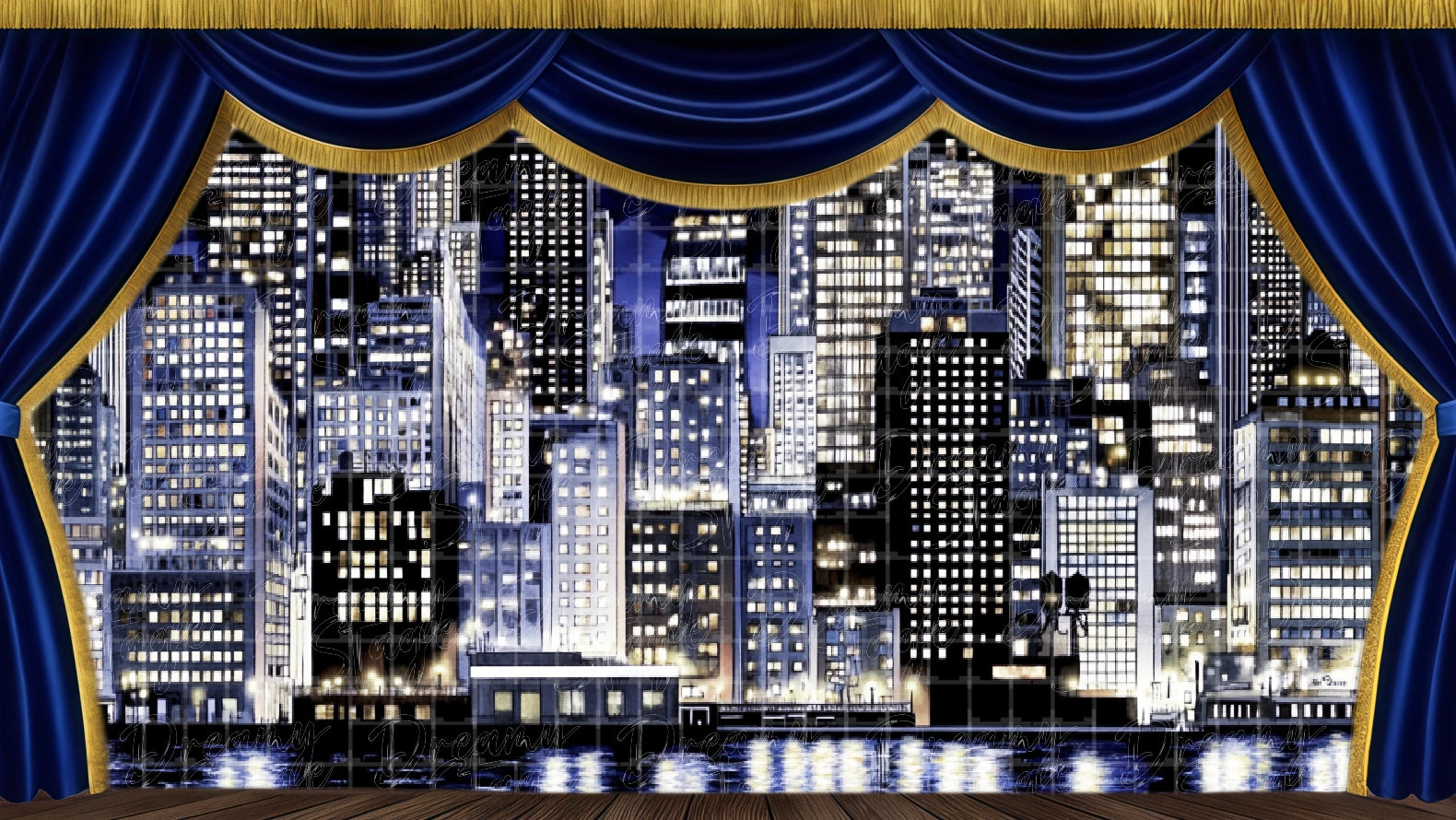New York skyline musical backdrop
