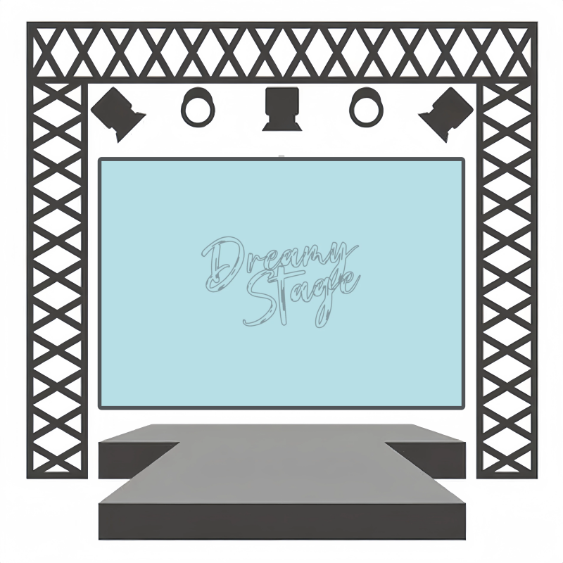 Frozen Cue - Rental Band Performance Backdrop