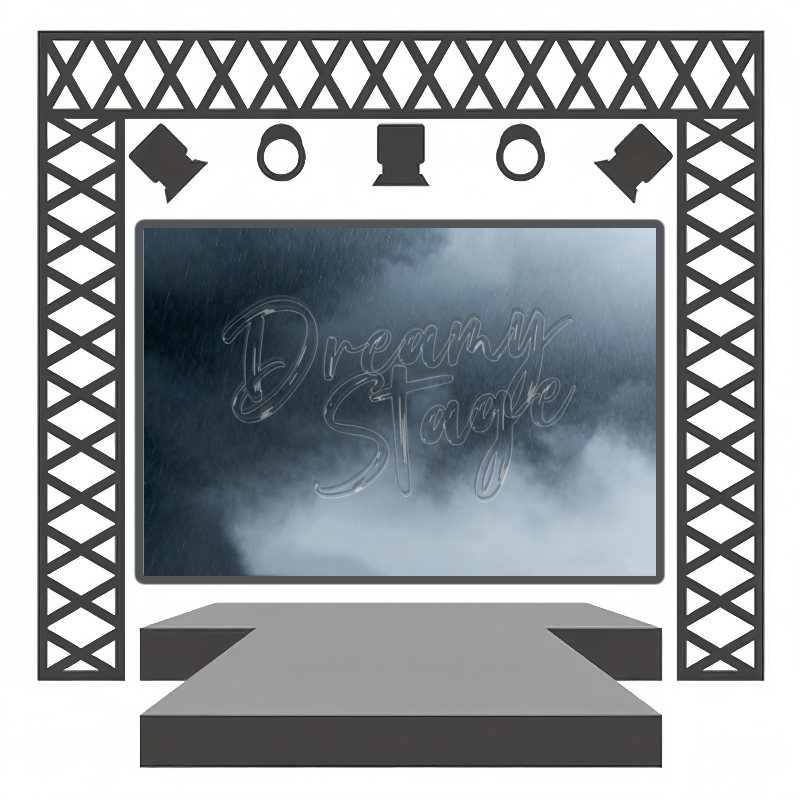 Smoke & Rain - Dance Backdrops