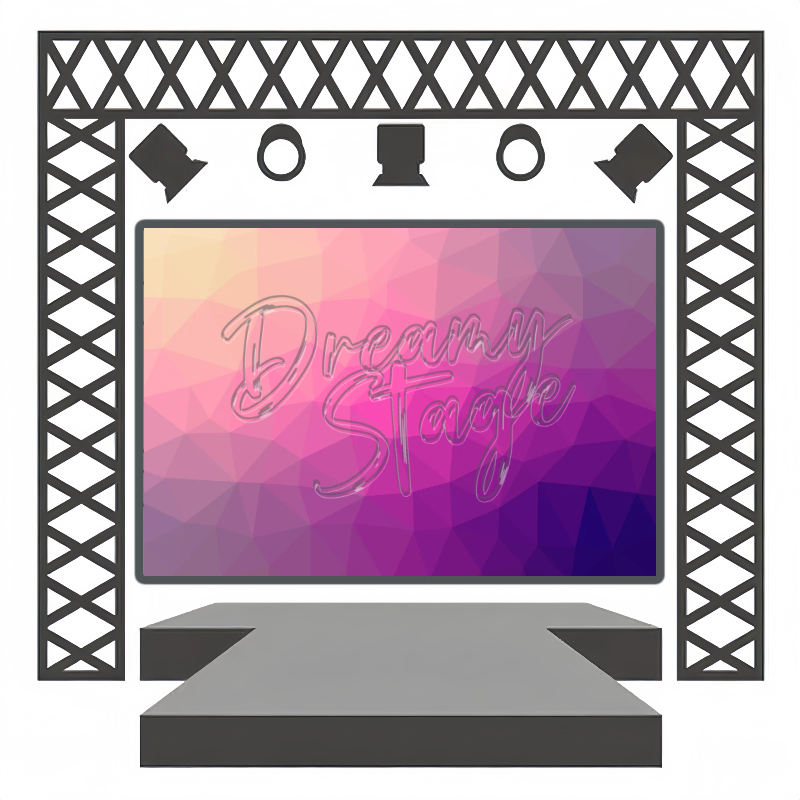 Flaming Groove - Performance Backdrop