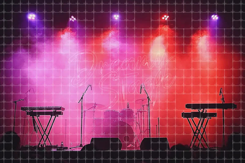 Pink Concert Stage Lights digital backdrop and photo booth background for Pop Music Photo Booth Dance Event and Performance Stage, ideal for event decor, local printing, projector screens, LED displays, and themed stage backgrounds.
