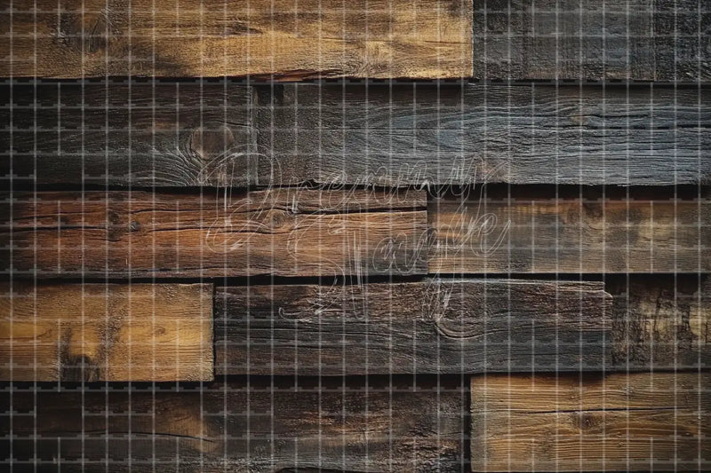 Dark Wood Plank digital backdrop and photo booth background for Rustic Photo Booth Western Event Decor and Theatre Stage Background, ideal for event decor, local printing, projector screens, LED displays, and themed stage backgrounds.