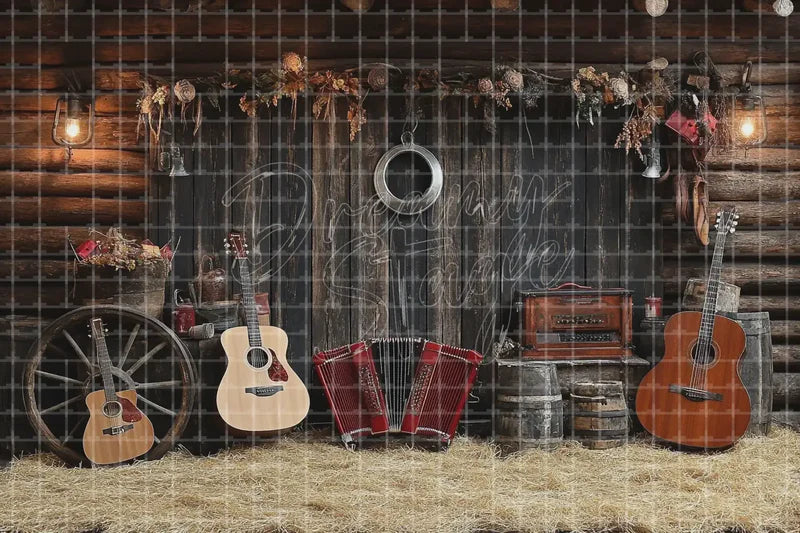 Rustic Barn Props digital backdrop and photo booth background for Western Photo Booth Country Event Decor and Theatre Stage Scene, ideal for event decor, local printing, projector screens, LED displays, and themed stage backgrounds.