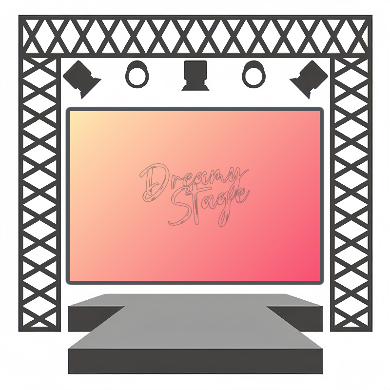 Rose Mist - Live house performance backdrops