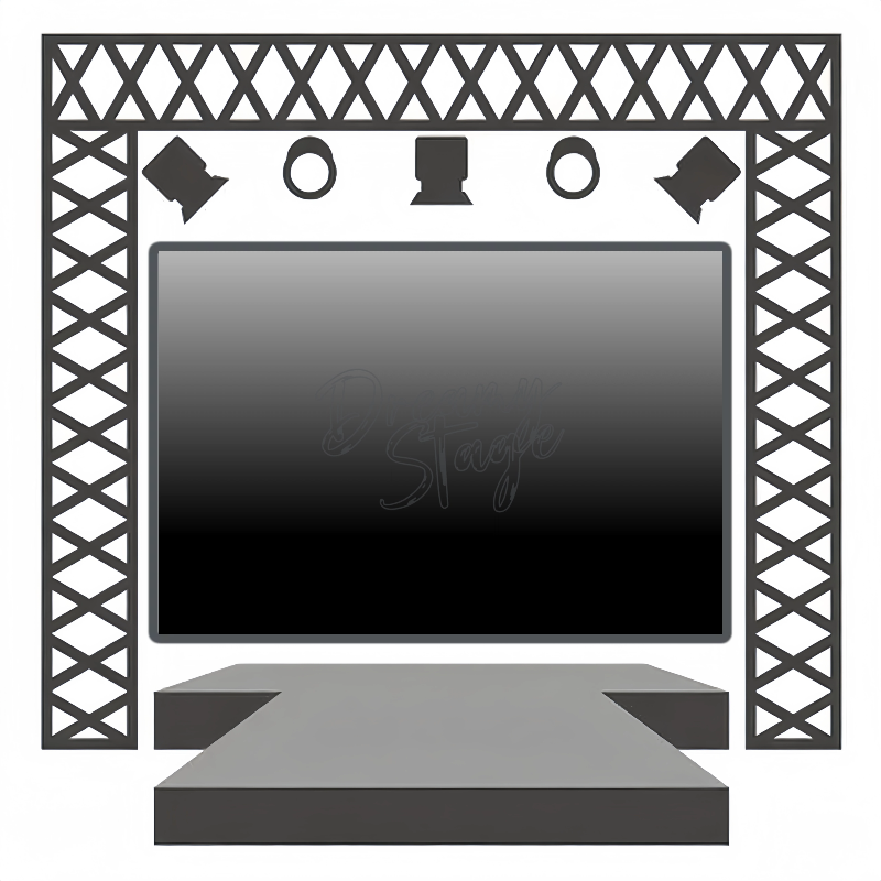 Falling Curtain - Stage backdrop