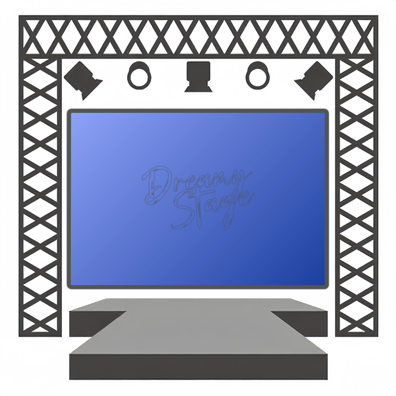 Blue Soliloquy - Theater Performance Background