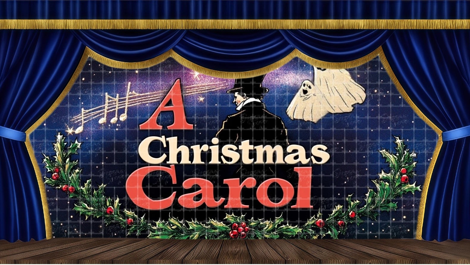 "A Christmas Carol" Banner-B - Theater Backdrops