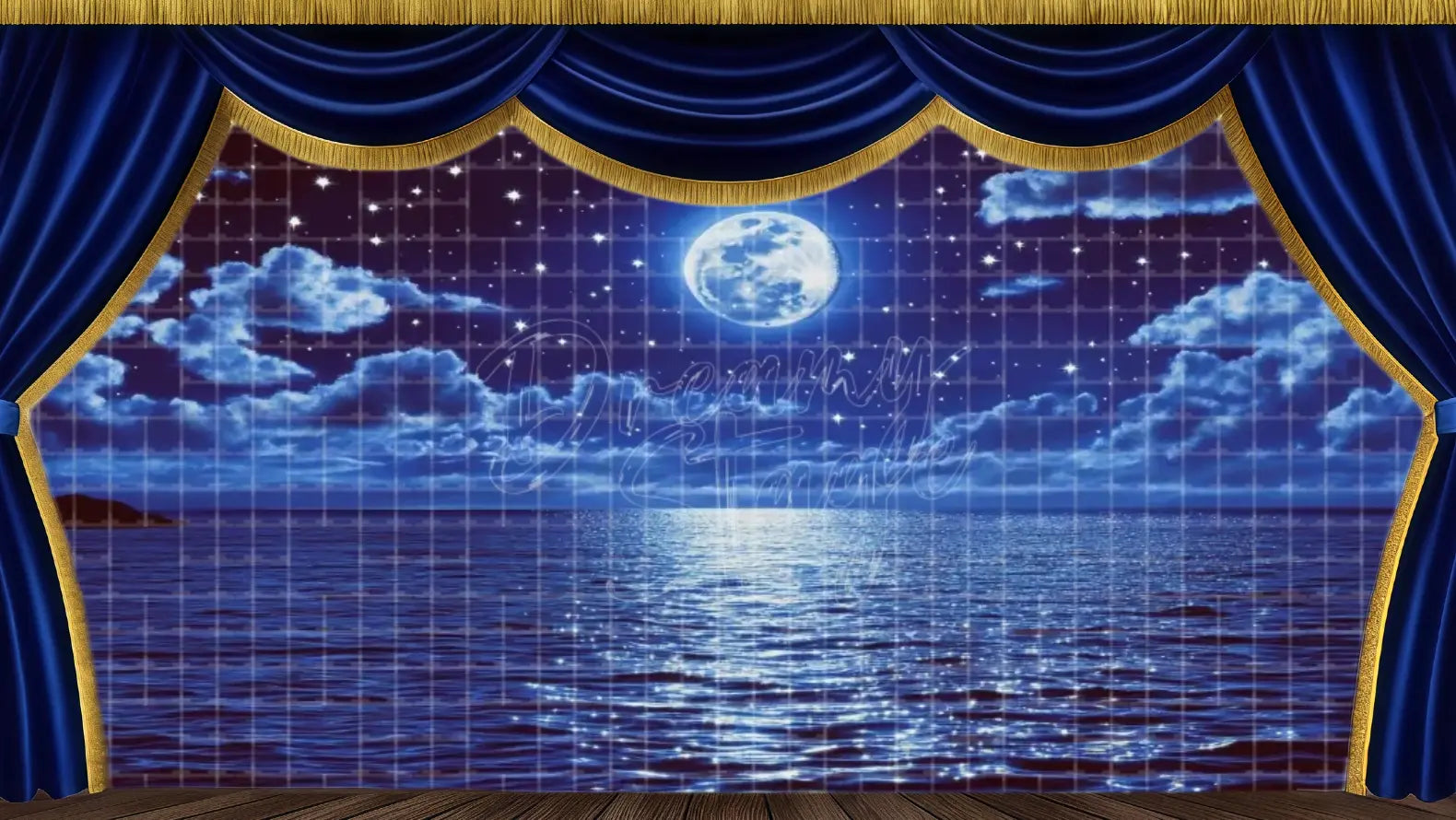 Moonlight shimmering across ocean waves. Perfect emotional moments.