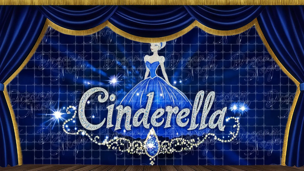 Cinderella Rockerfella Backdrops Cinderella Stage Backdrops – Fairytale Castle & Ballroom Theatre ...